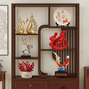 新中式摆件装饰品客厅酒柜博古架摆件高端大气上档次老板办公室用