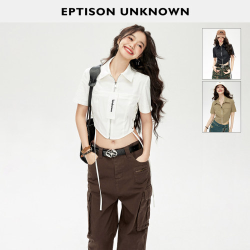 Eptison高级感短袖衬衫