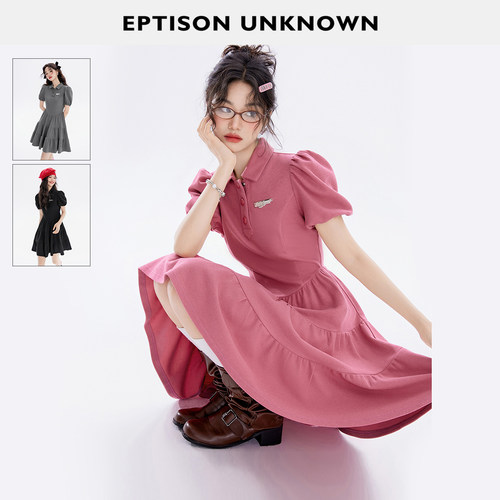Eptison学院风甜美少女连衣裙