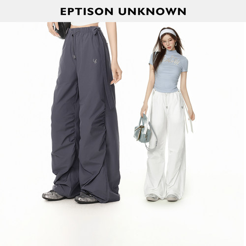 Eptison美式少女风休闲工装裤