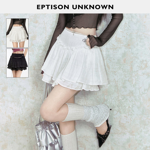 Eptison少女芭蕾风蛋糕短裙