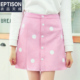 EPTISON新款 件 春季 韩版 纯色半身裙百搭自然腰A字裙女 时尚 9.9