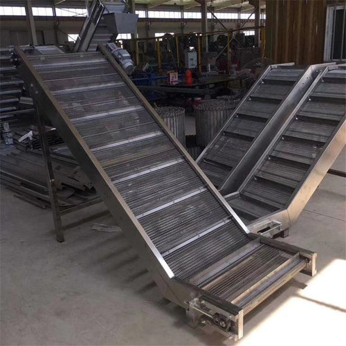 链板输送机流水线输送带卸货网带