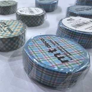 日本MT女川展会限定和纸胶带方眼菱格纹