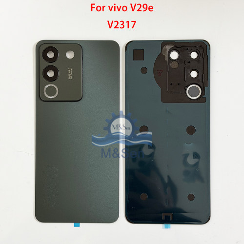 适用 vivoV25 Pro/ V29e V2317/V30E原装后盖+镜框镜片闪光背胶
