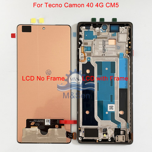 适用于传音Tecno Camon 40 4G CM5 CM6 CM7 CM8 原装屏幕总成