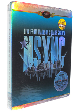 正版特价 超级男孩 麦迪逊花园广场演唱会(DVD盒装)NSYNC 贾斯汀