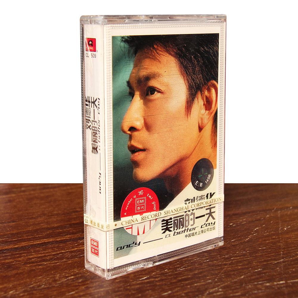 正版磁带 刘德华 美丽的一天 盒装音带卡带 练习 肉麻情歌 未拆封