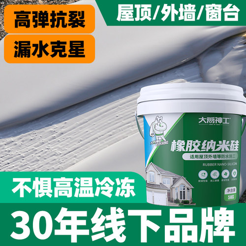 防水材料屋顶补漏屋顶补漏防水材料楼顶屋顶堵漏王外墙裂缝漏水