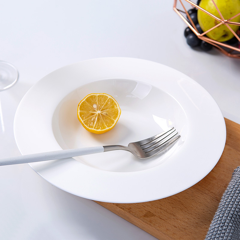 尚韵陶瓷骨质瓷草帽盘盘子