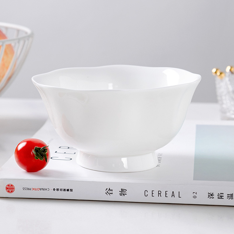 尚韵骨瓷白色家用海棠花