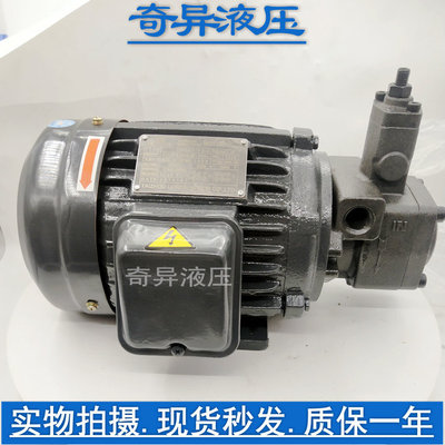 液压油泵电机组VP20+0.75KW1.5液压泵总成内轴电机液压站配件系统