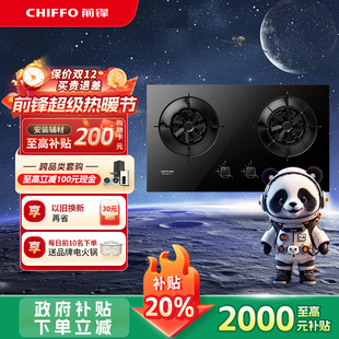 燃气灶具双灶5.2KW大火力家用天然气 01款 前锋官方旗舰店Q511