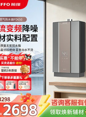 前锋FD650强排式燃气热水器