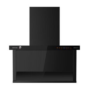 前锋官方旗舰店抽油烟机LZ03家用厨房大吸力顶侧双吸油烟机7字型