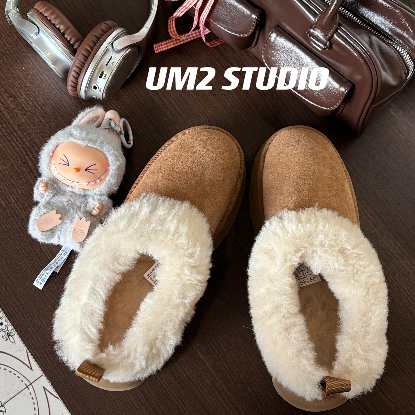 25款塔茨勒厚底保暖一脚蹬雪地靴