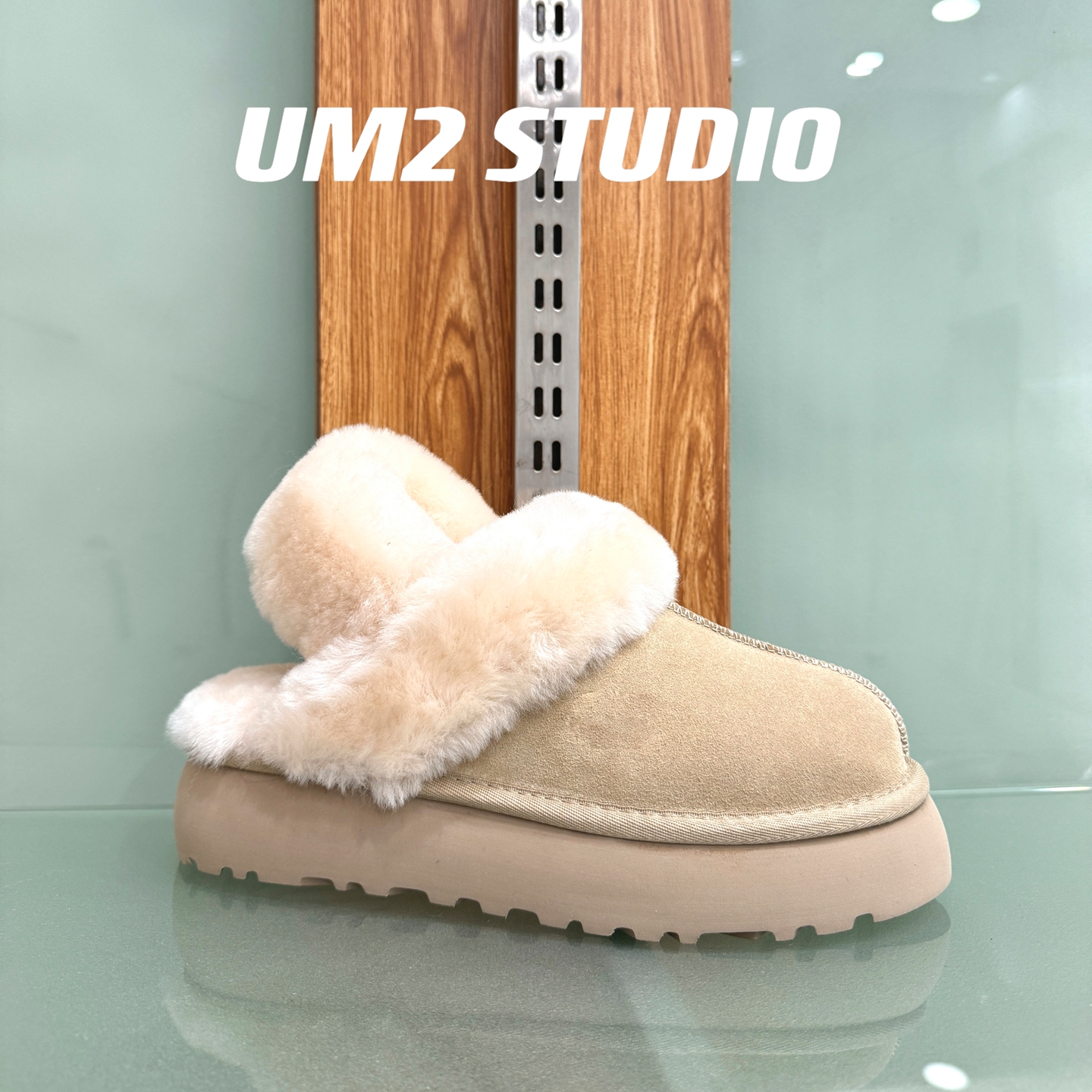 三穿可拆卸厚底增高雪地靴
