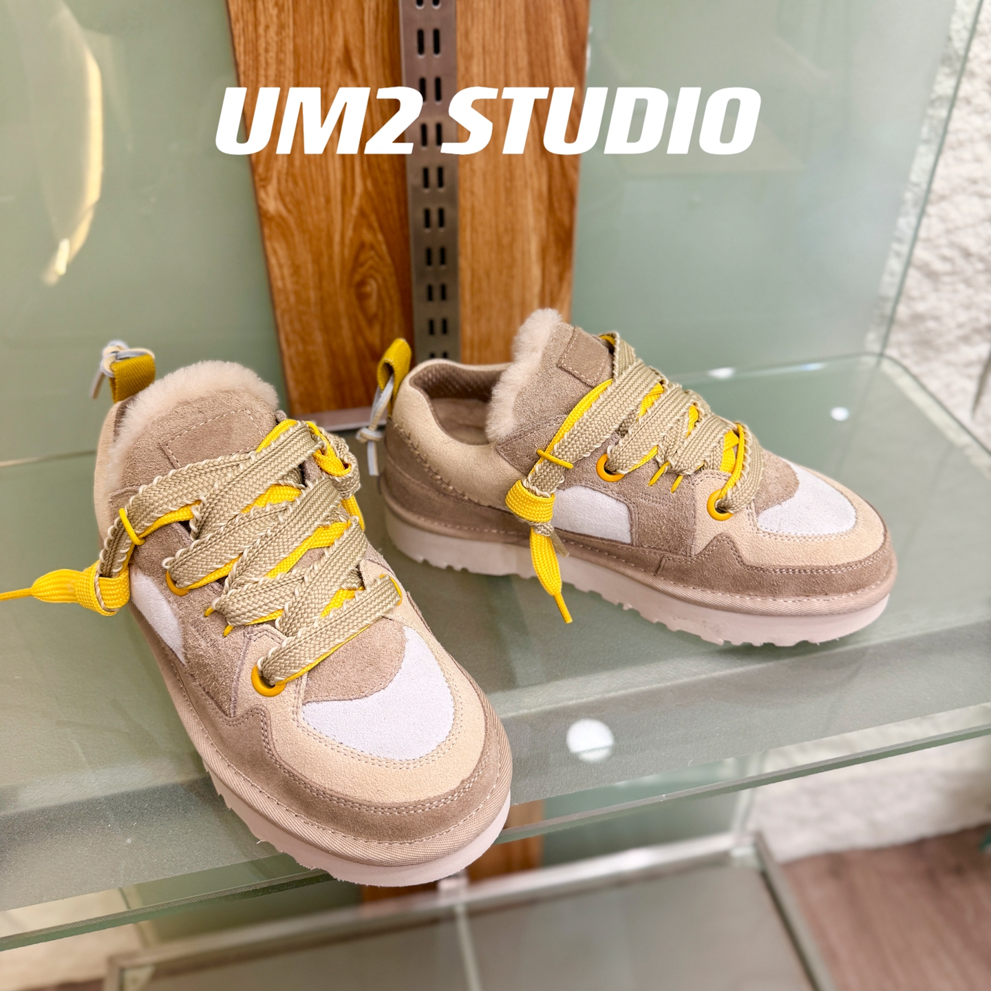 UM2梅尔雪地靴加绒保暖一脚蹬