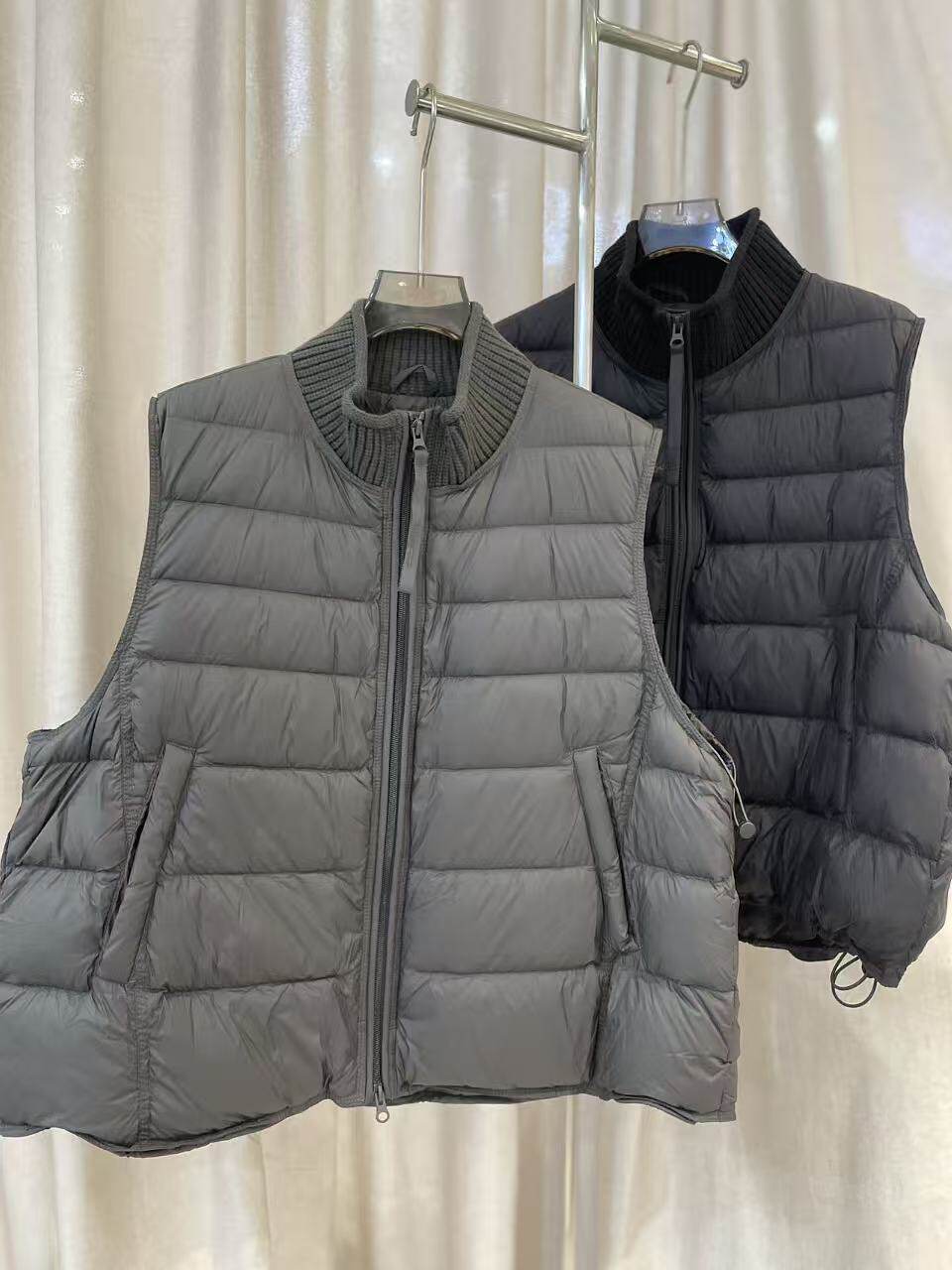 立领拼接羽绒服女秋冬2026年新款韩版时尚羽绒保暖短款轻薄外套女