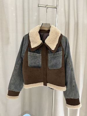 NOHASHTAG 2025新款时尚百搭翻领宽松纯色柔软舒适羽绒长袖外套