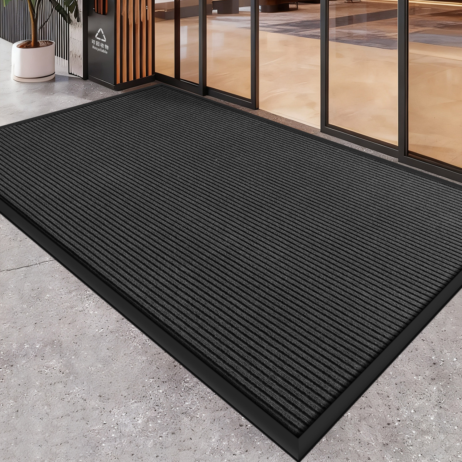 商用地毯定制logo商铺大门口进门脚垫三条纹迎宾门垫防滑吸水地垫,居家布艺,地毯,淘宝优惠券,粉丝福利购,淘宝优惠卷
