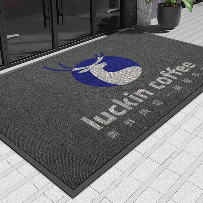 商用地毯定制logo图案公司门口