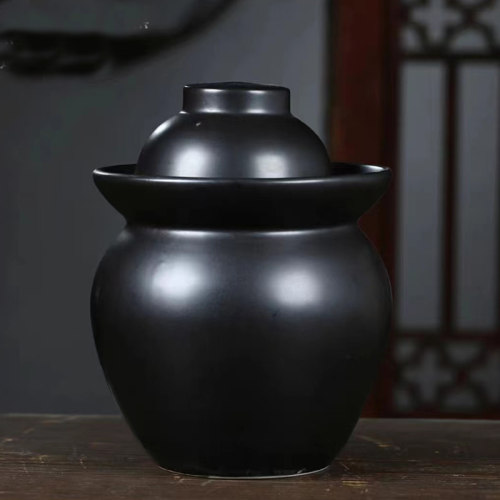 欣茂陶瓷双层盖密封传统泡菜坛
