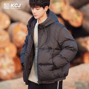 羽绒服男士冬季轻薄款2025年新款青少年男款潮牌短款外套品牌男装