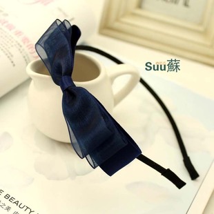洗脸发箍简约蝴蝶结发卡女头饰韩国细头箍成人百搭发饰 不期而遇