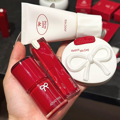 现货酵色生日系列唇蜜腮红