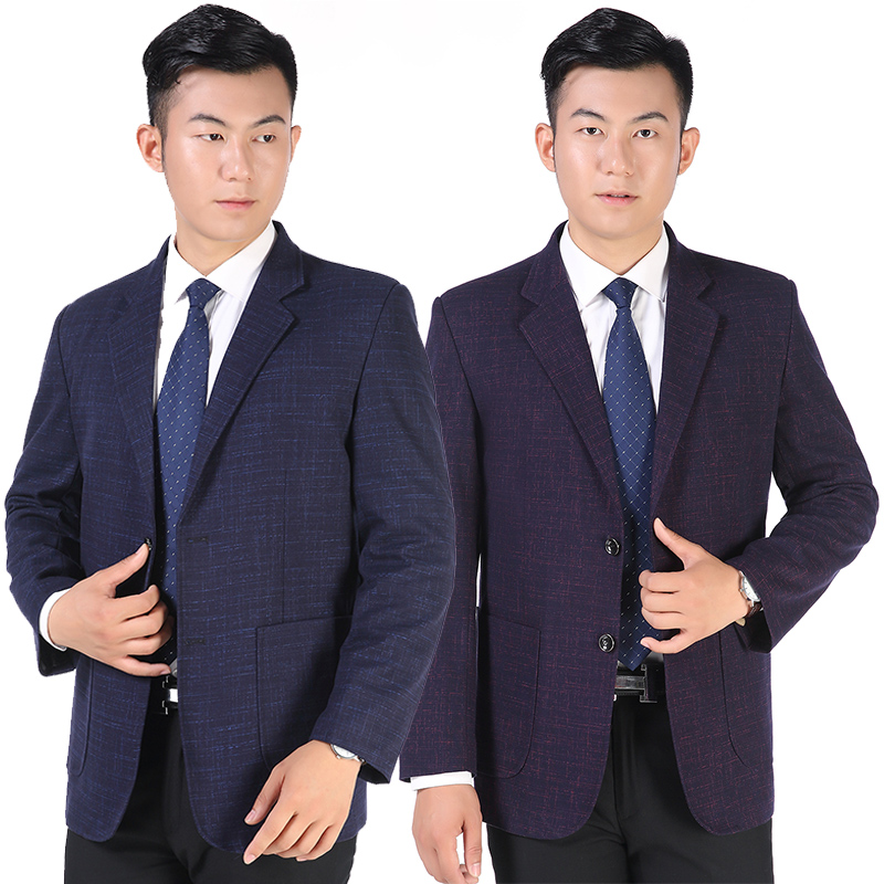 爸爸参加儿子婚礼衣服秋装结婚庆中年岳父婚宴喜公公