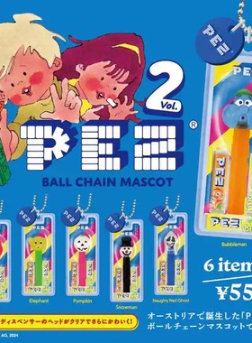 现货 日本Kenelephant 迷你PEZ儿童零食糖果第2弹 挂件吊饰 扭蛋