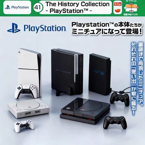 TOMY索尼游戏机微缩扭蛋