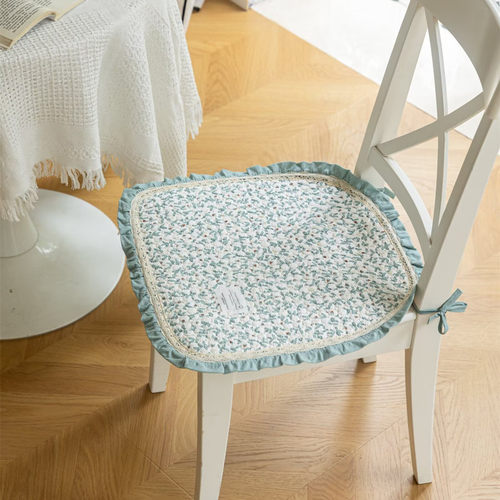 春夏薄款全棉透气椅子垫坐垫防滑