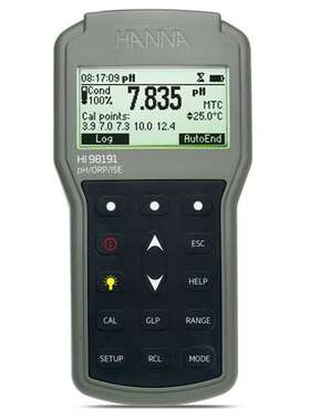 意大利HANNA HI98191 酸度pH氧化还原ORP离子浓度ISE温度测定仪