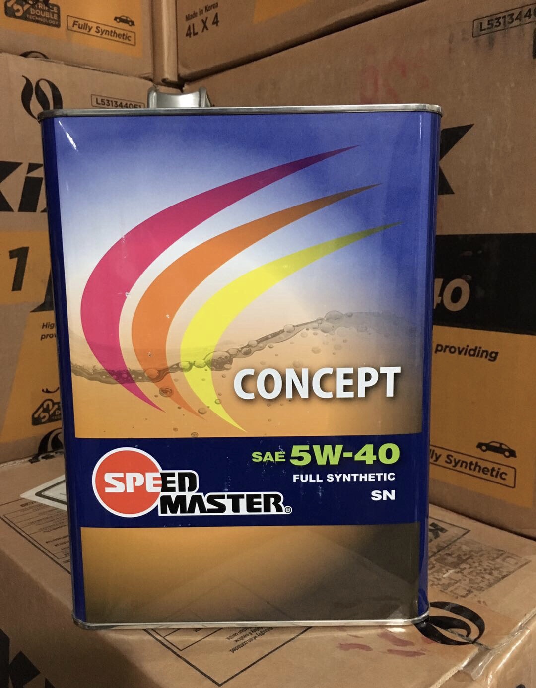 包邮正品Speed Master速马力大彩虹全合成机油5W-40汽车润滑油