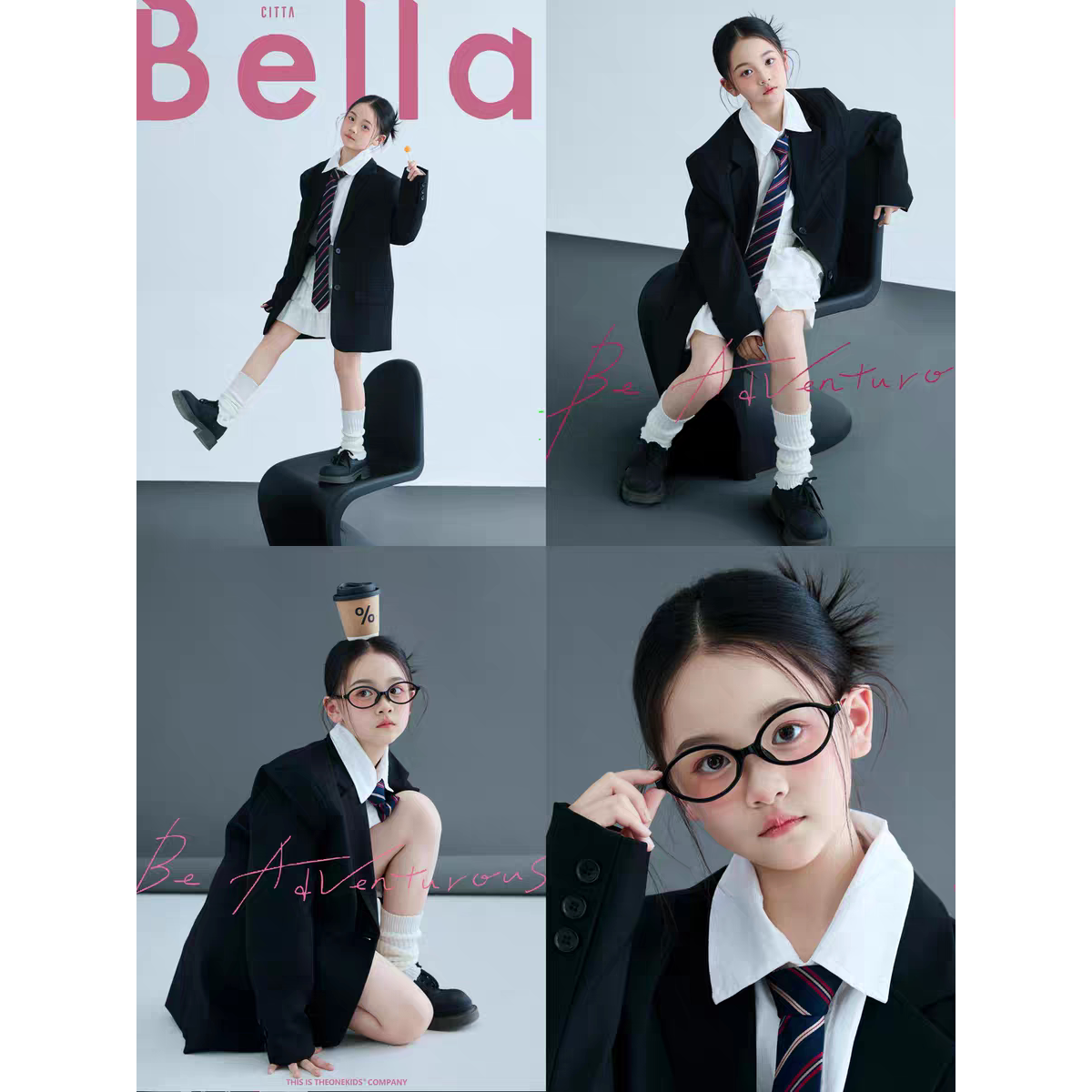 儿童摄影服装大童西装生日照影楼大女孩写真艺术照拍照主题衣服