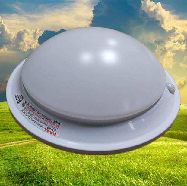 敏华电工m-zfzd-e5w1110人体感应led带强启消防应急吸顶灯