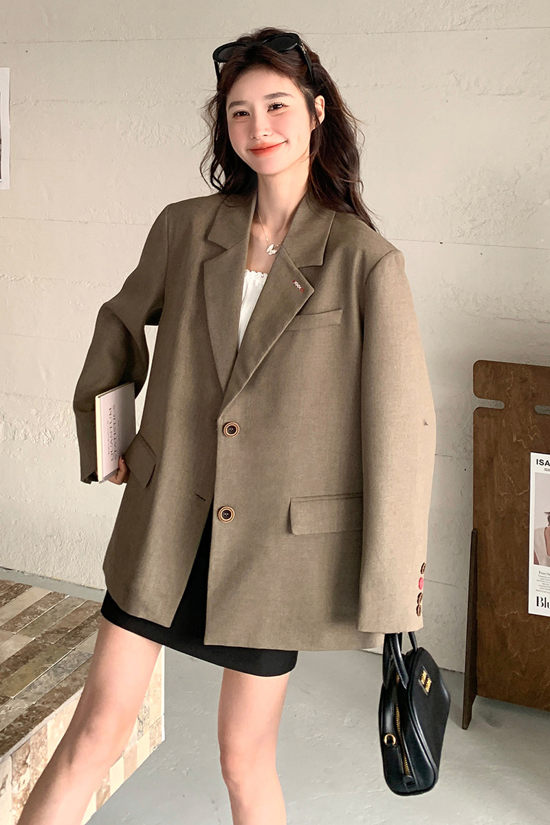 有货！2026春季新款宽松小西装外套2C132-1008-P125-K178,女装西装,2C132