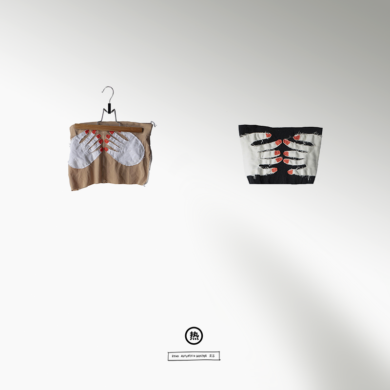 我从后面拥抱你             抹胸     肤色  黑色      热水女装