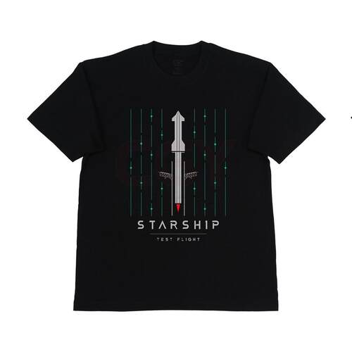 spacex星舰starship重磅全棉tee