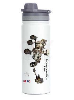 NASA火星探索原创316不锈钢保温杯便携白色大容量茶水杯男女学生