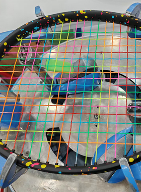 日本网球协会推荐杜力臣TOALSON网球拍线高弹旋转耐打兼备彩虹线