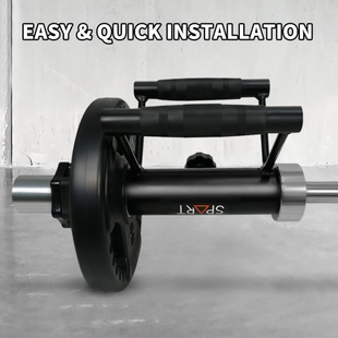 杠铃炮筒架爆发力核心力量训练硬拉划船地雷炮筒炮架腹肌背肌练习