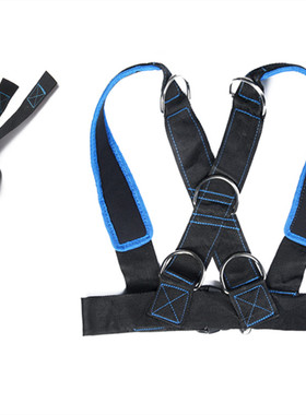 拉绳背带拖拽背带阻力雪橇车背带健身房工作室爆发力训练器械配件