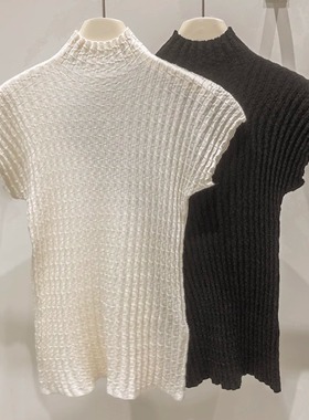 EverUnique秋冬新款女装精纺纯羊绒18针半高领针织衫YL-059