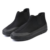 黑色一脚蹬高帮劳保鞋 元 男女复古农田单鞋 新款 解放鞋 黄胶鞋 宝棉鞋