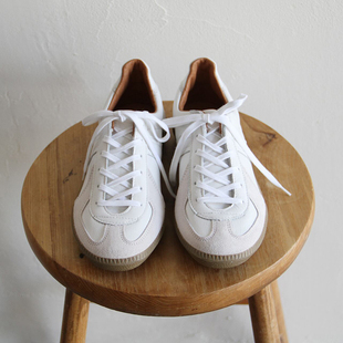 REPRODUCTION OF FOUND德训鞋GAT休闲真皮小白鞋男女同款日系百搭