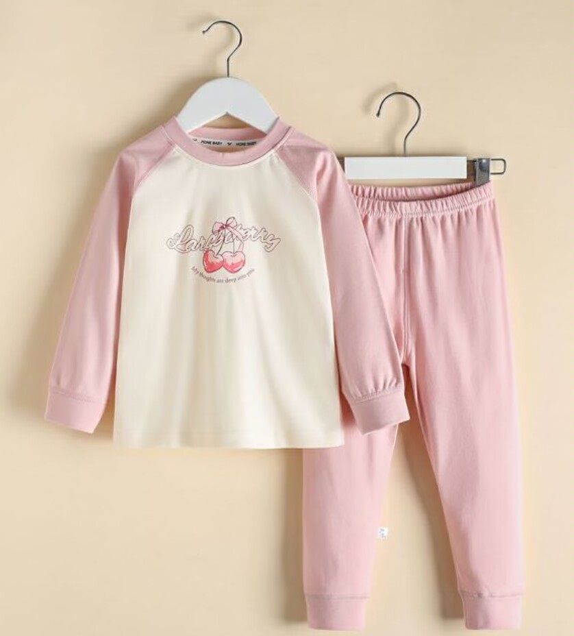 好鑫儿童内衣套装100%棉新款特价纯棉女童秋衣裤宝宝睡衣卡通秋冬