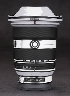 美本堂适用于SONY索尼2470G2镜头保护膜FE16 35G2贴膜24105贴纸机身膜全身膜2D版涂鸦膜白色